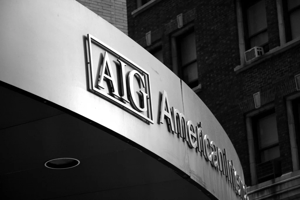 Sign for AIG Bank