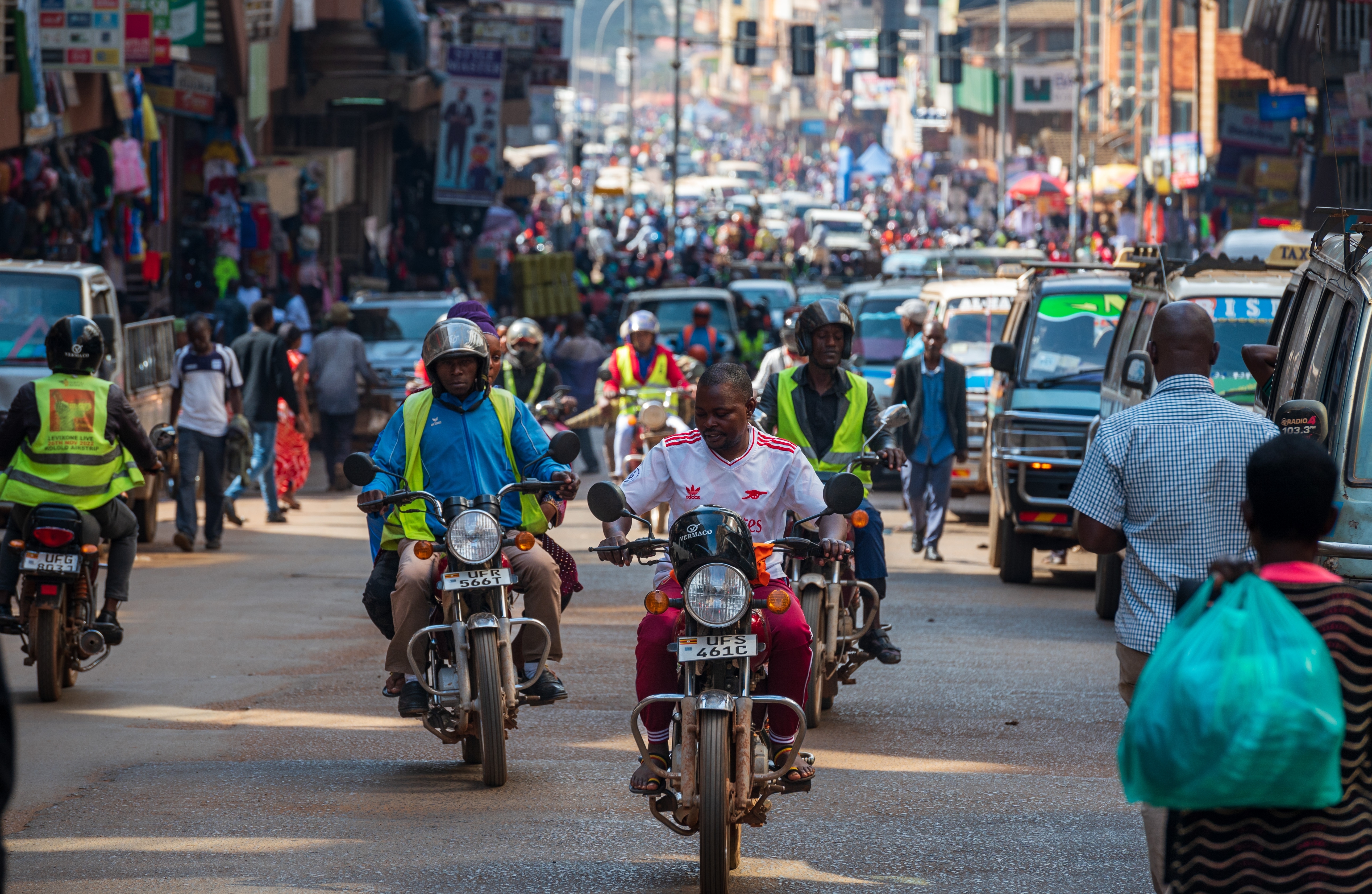 Kampala city traffic Kampala city traffic