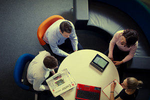 business people at a table