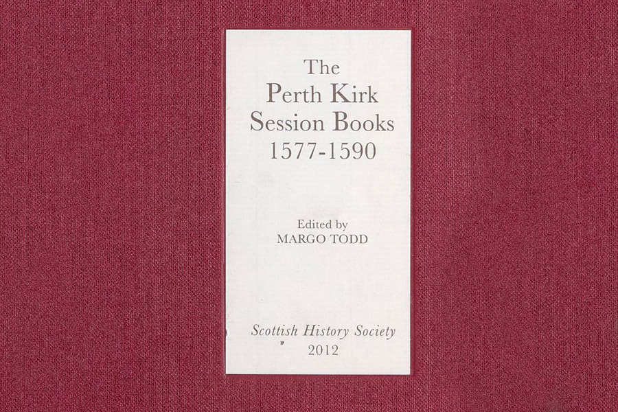 Perth Kirk Session books, 1577-1590 Front Cover