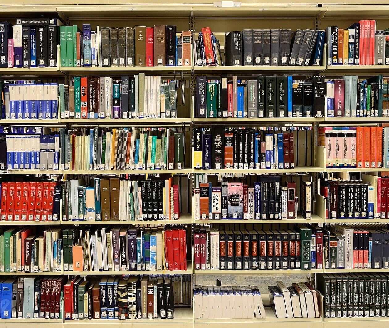 A photo of a library