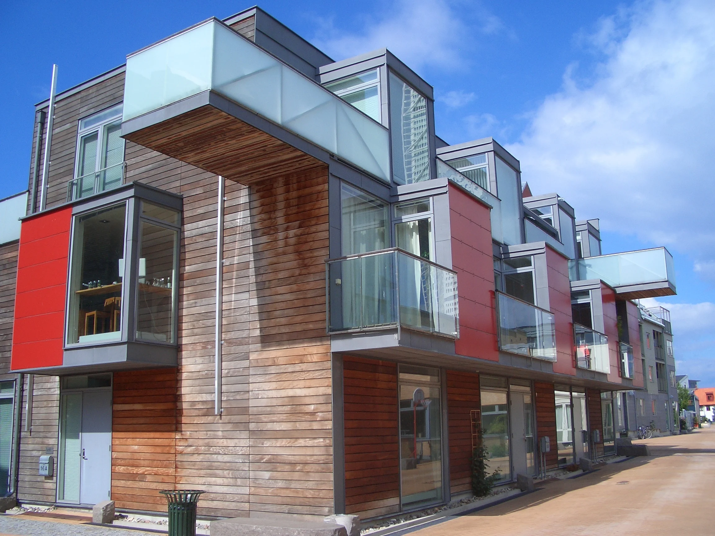 Example from the housing exposition Bo01, Malmö, Sweden