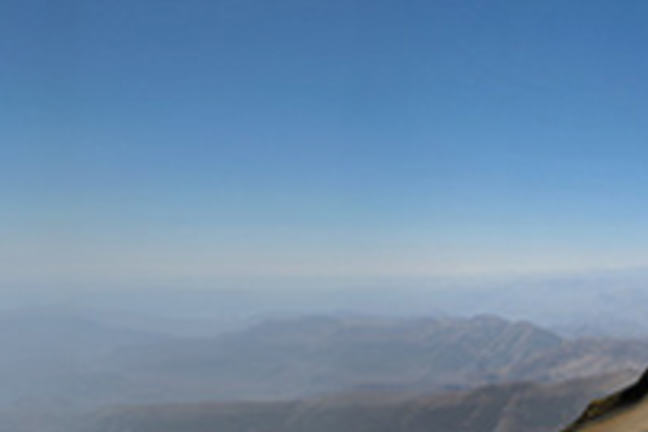 From the top of Cerro Pachón mountain in Chile