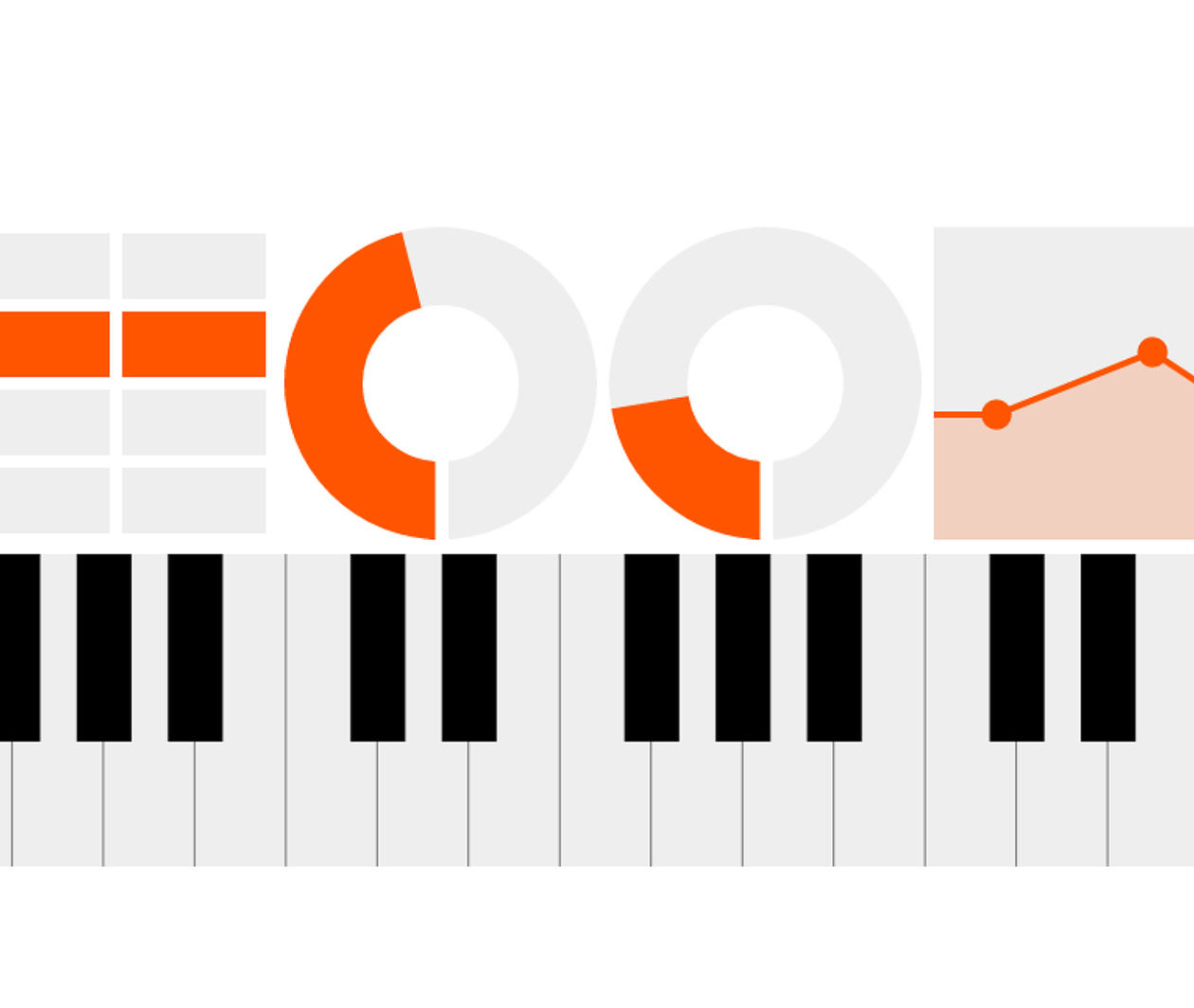 sound synthesizer user interface with various controls