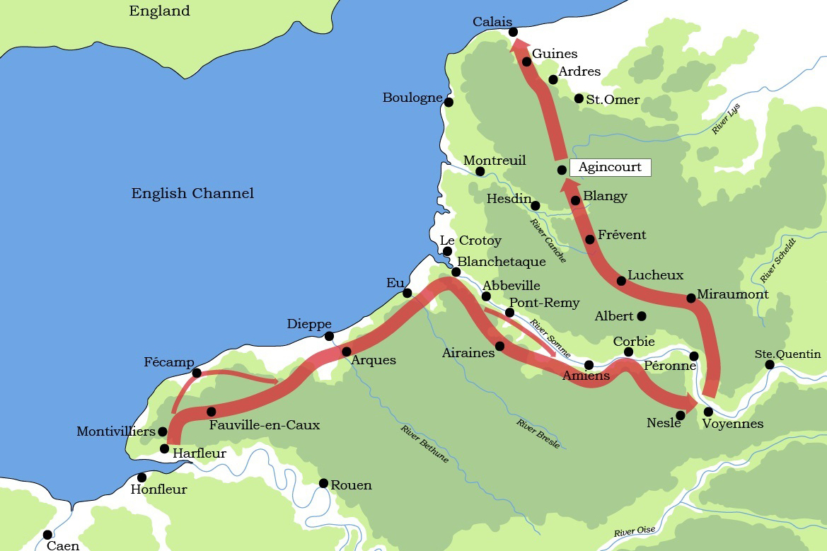 Henry's March through France 1415