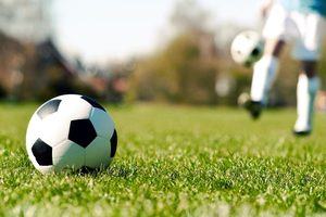 Football on grass