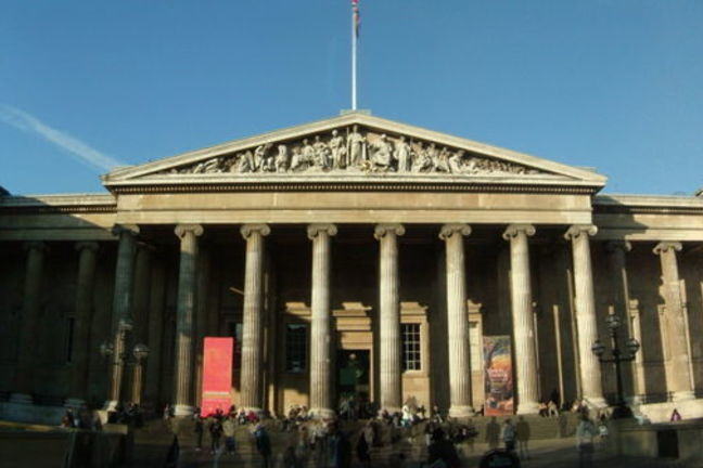 The British Museum exterior of building