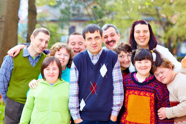 A group of people with an intellectual disability