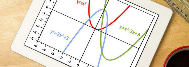 quadratic functions on an ipad