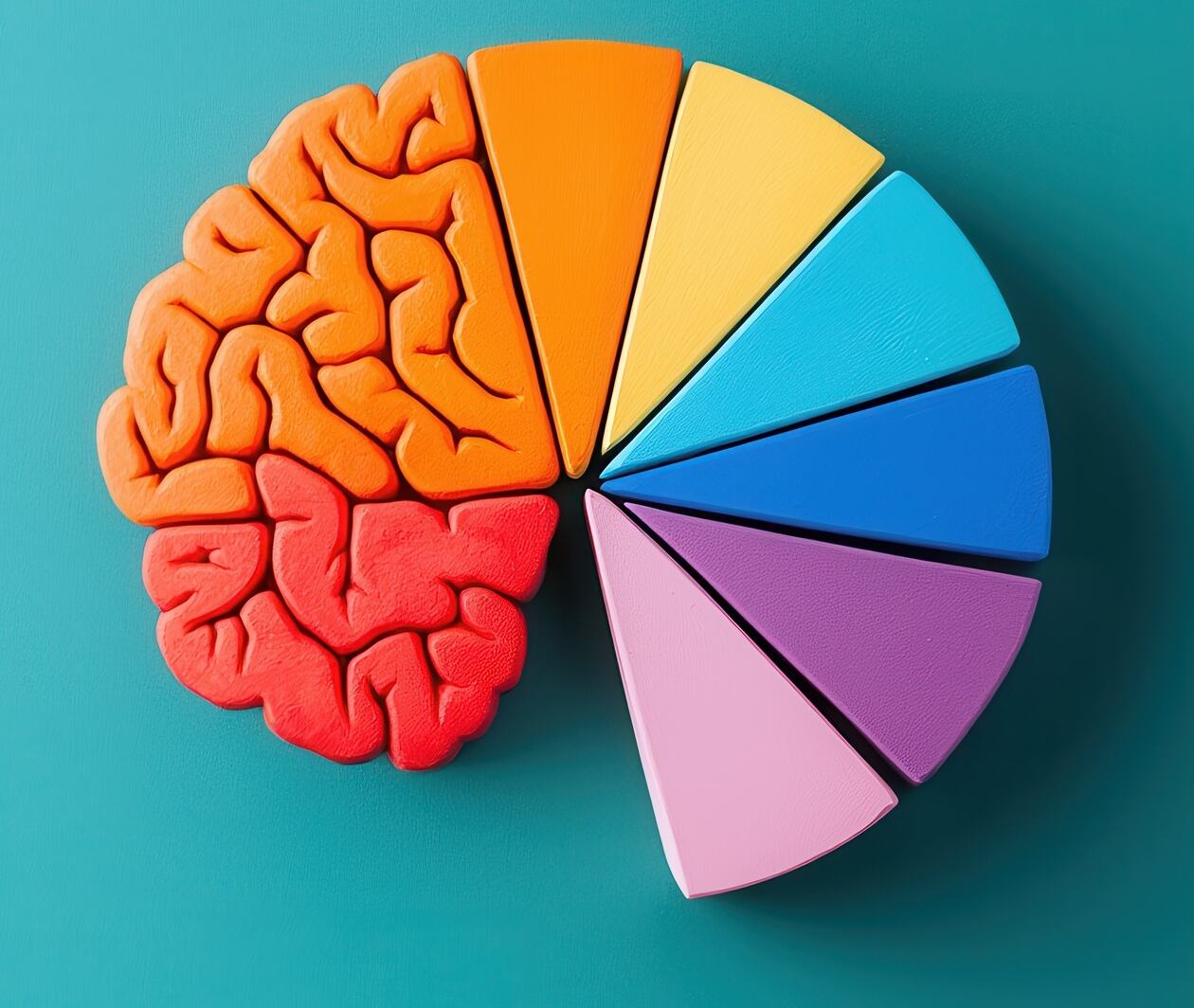 colourful representation of a brain