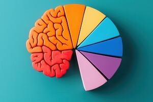 colourful representation of a brain