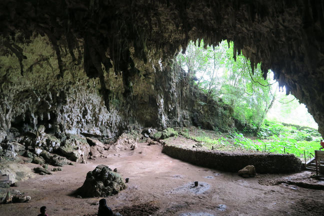 A view from inside Liang Bua cave