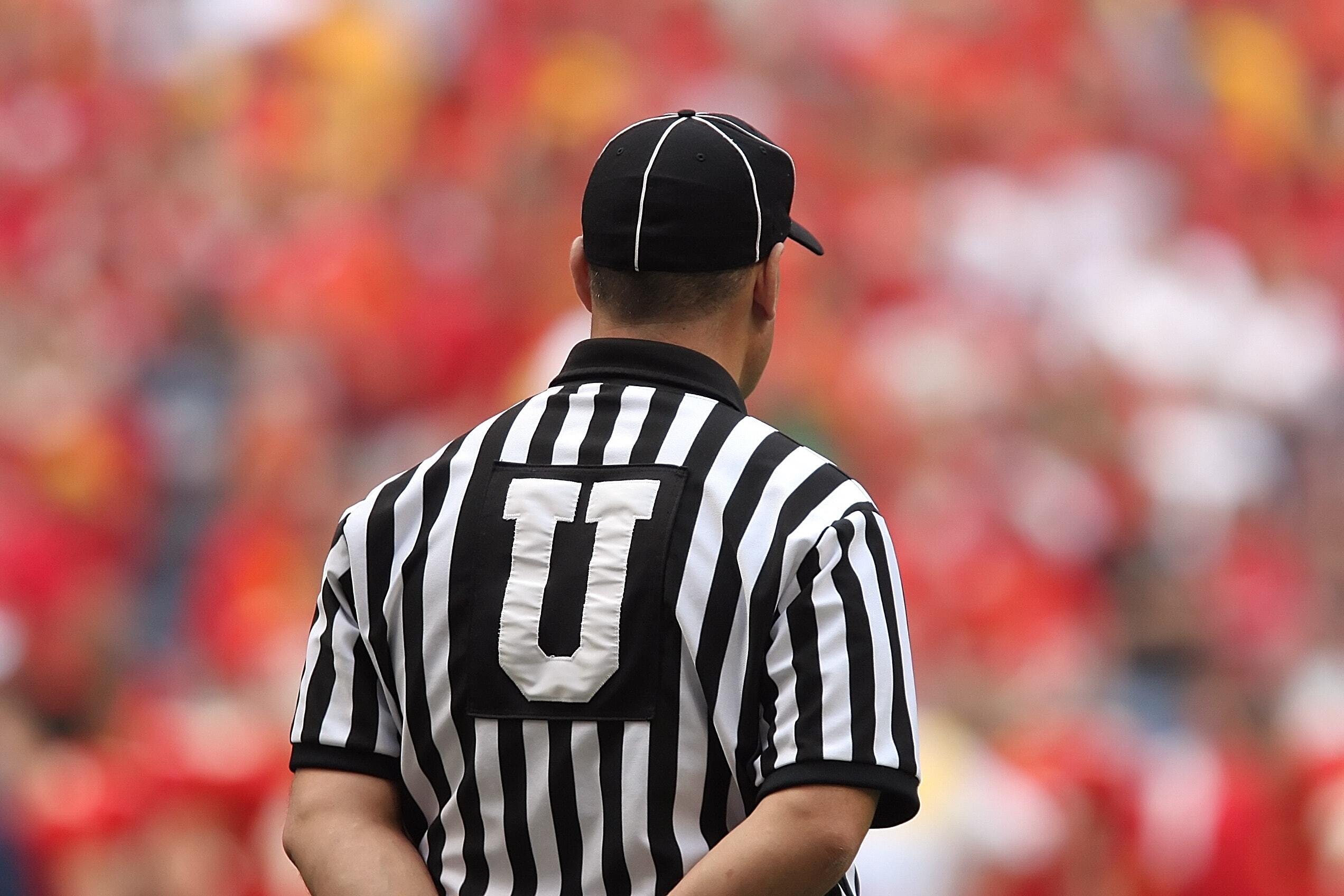 a referee on the field