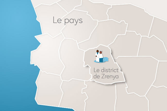 Le district de Zrenya