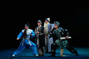 Cantonese opera performers onstage