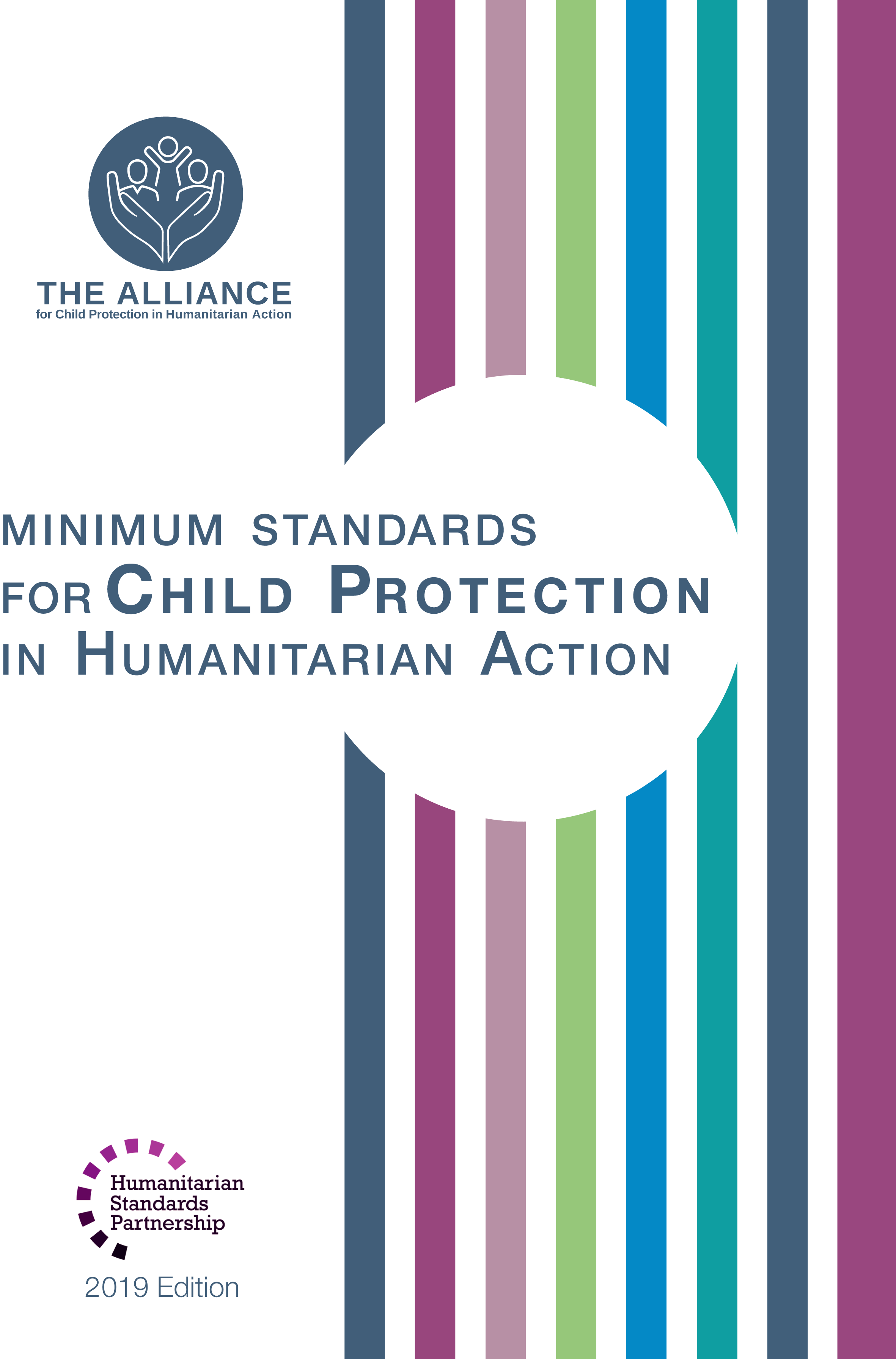 Child Protection Minimum Standards booklet front cover.