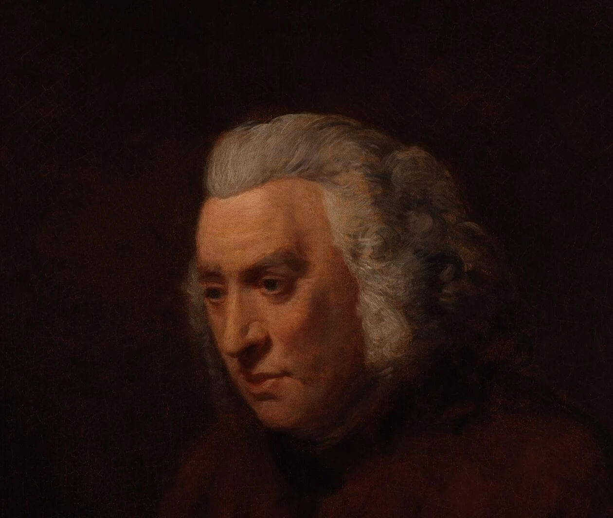 Portrait of Samuel Johnson after John Opie, from the National Portrait Gallery (NPG 1302)