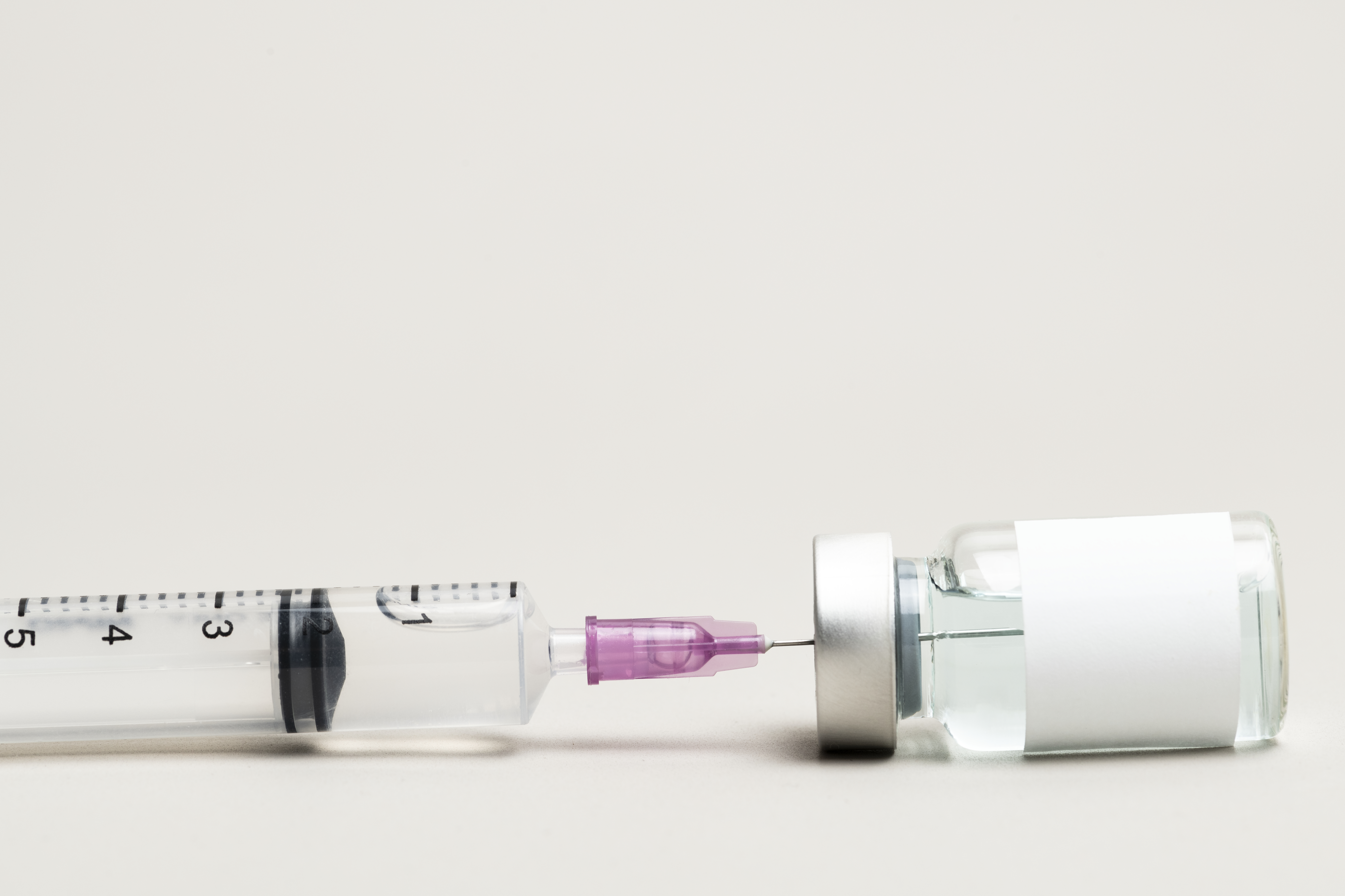 Medicine bottle and glass vial for injection