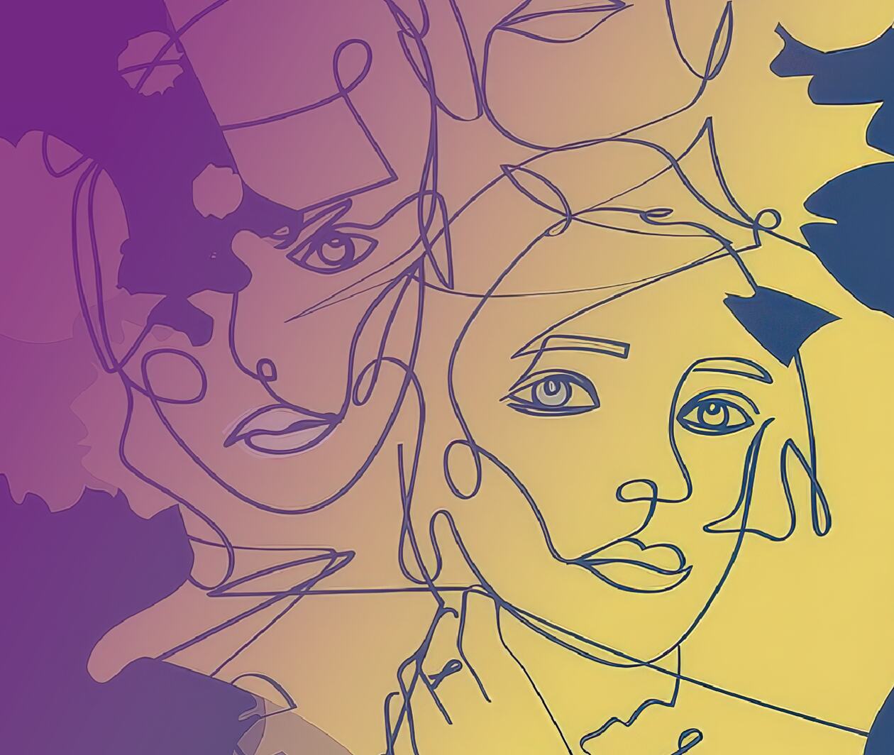 A non-stereotypical sketch of people