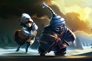 Video game design course image: three video game characters