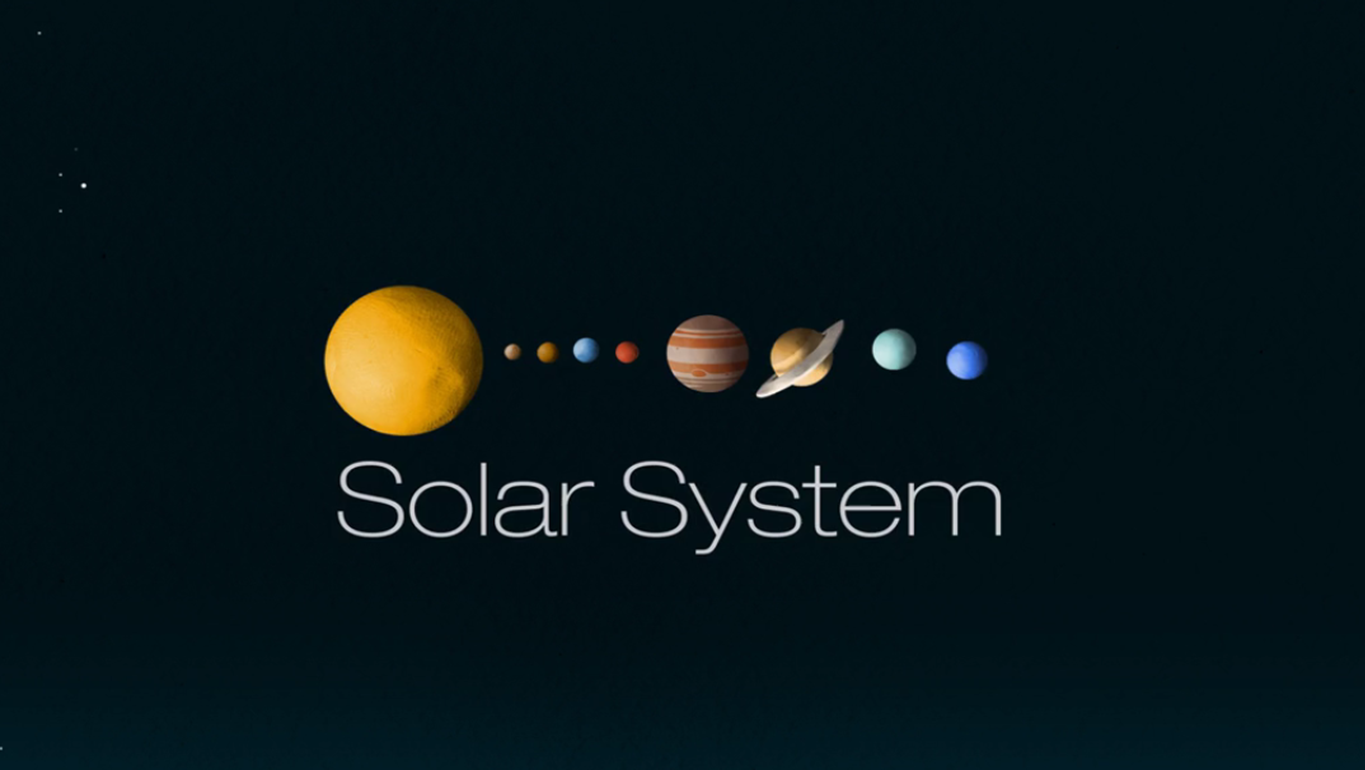 The Solar System.