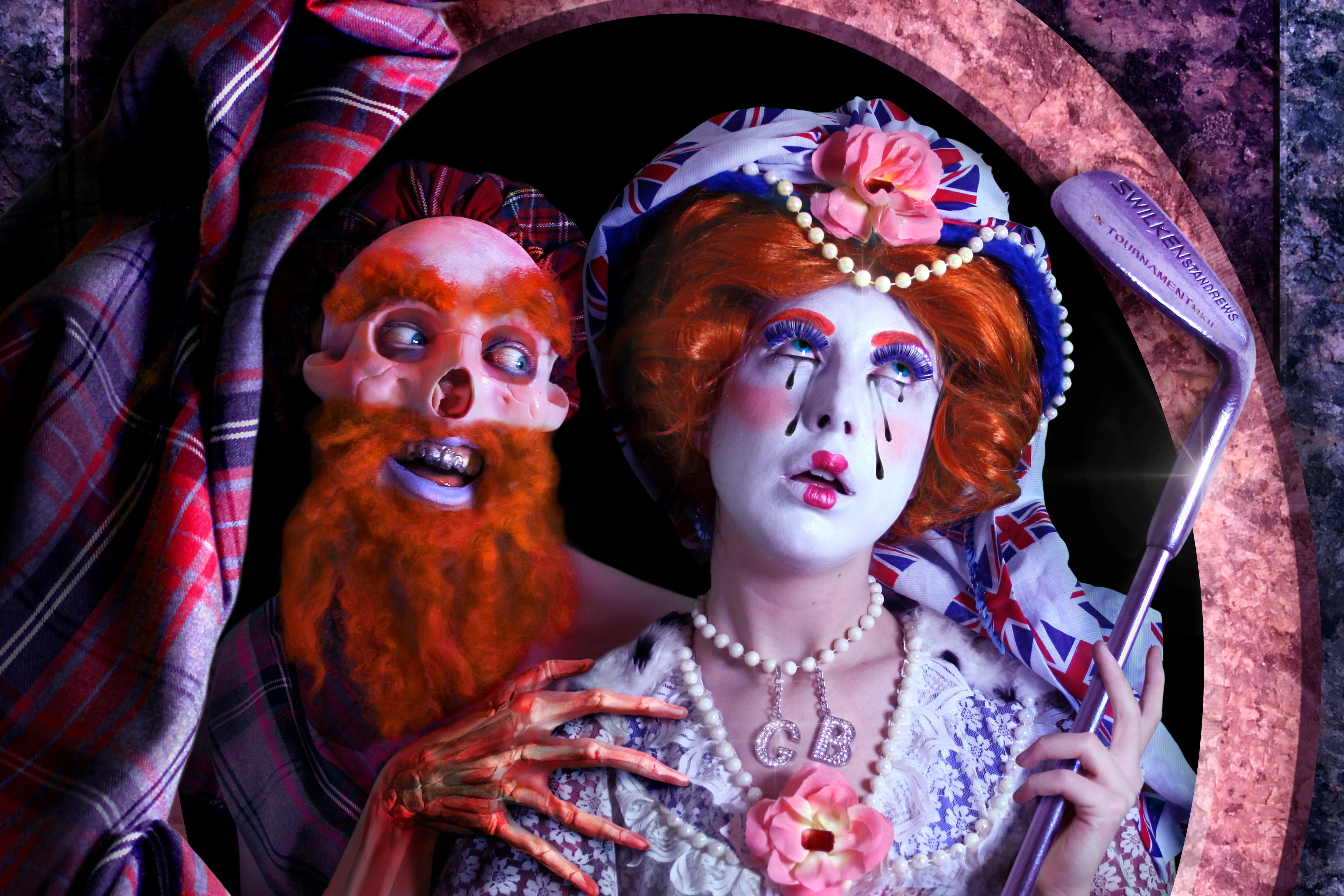 Detail of Rachel Maclean, The Queen, 2013,  Archival Digital Print, 50.5 x40.5cm