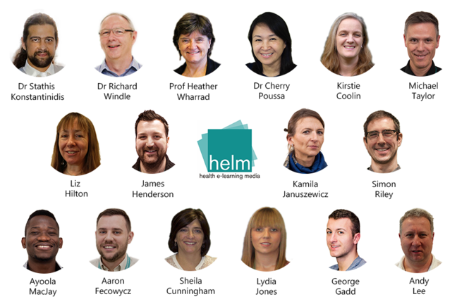 The Health E-Learning and Media (HELM) team