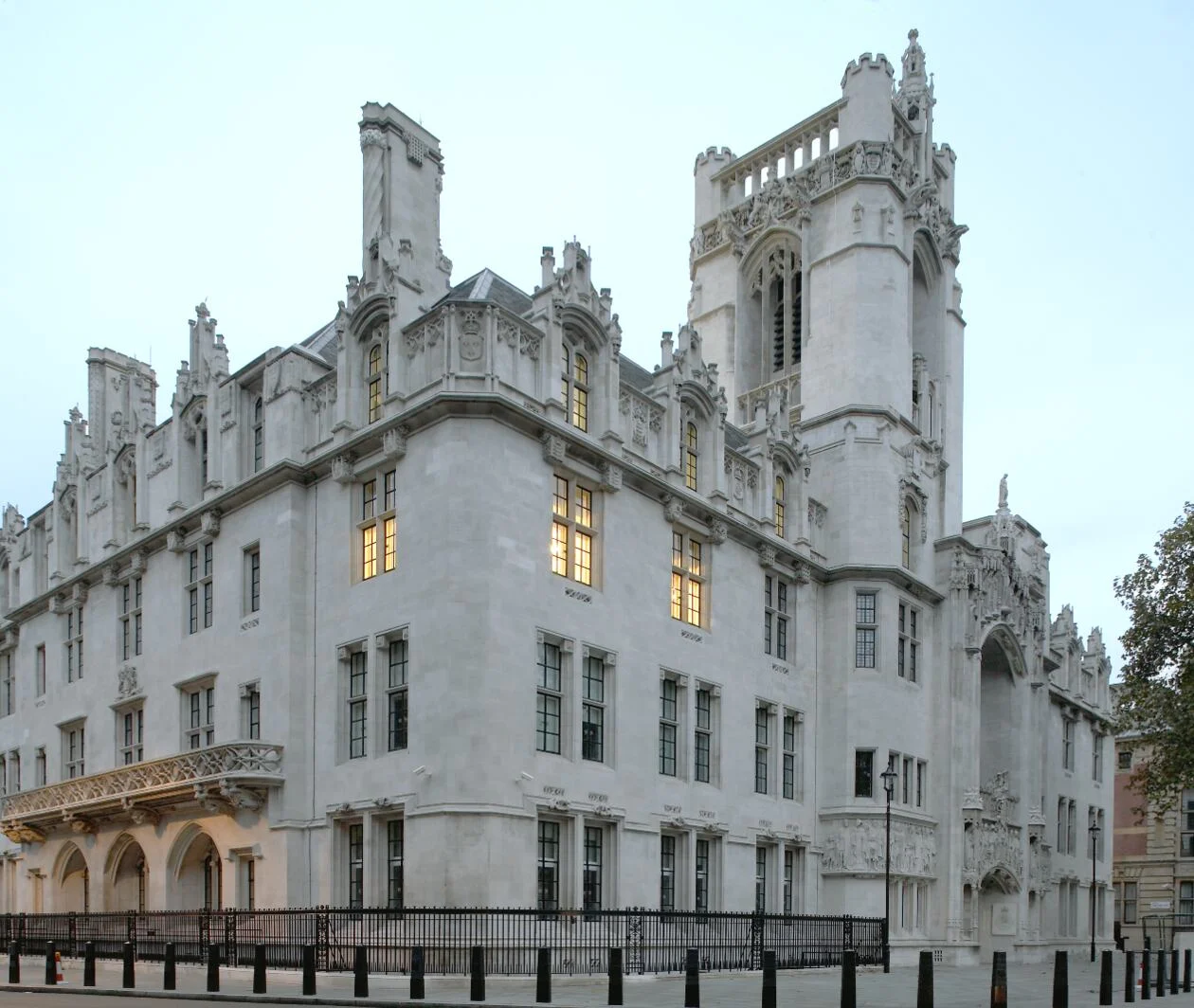 Photograph of exterior of the UK Supreme Court, south east corner