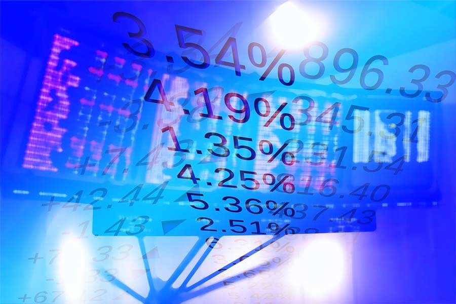 Trading figures on screen