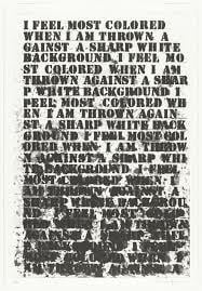 Glenn Ligon 'Untitled' (1992) - Met Museum, New York