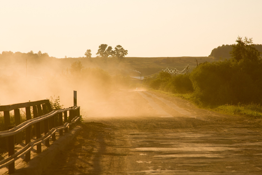 Dusty road