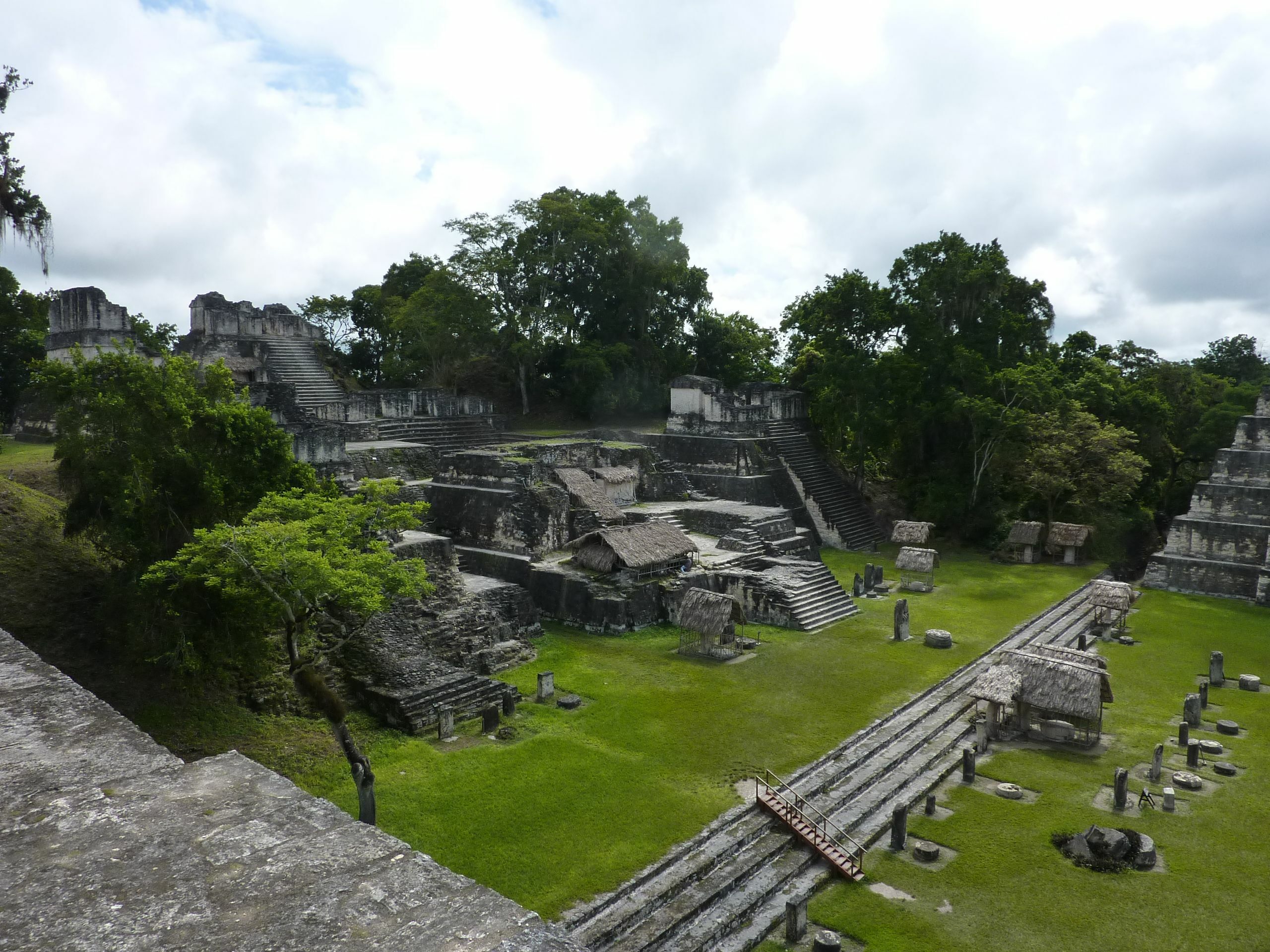 An image of Tikal, a Mayan city in today's Guatemala