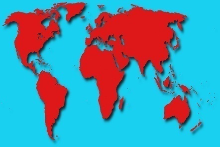 the world map