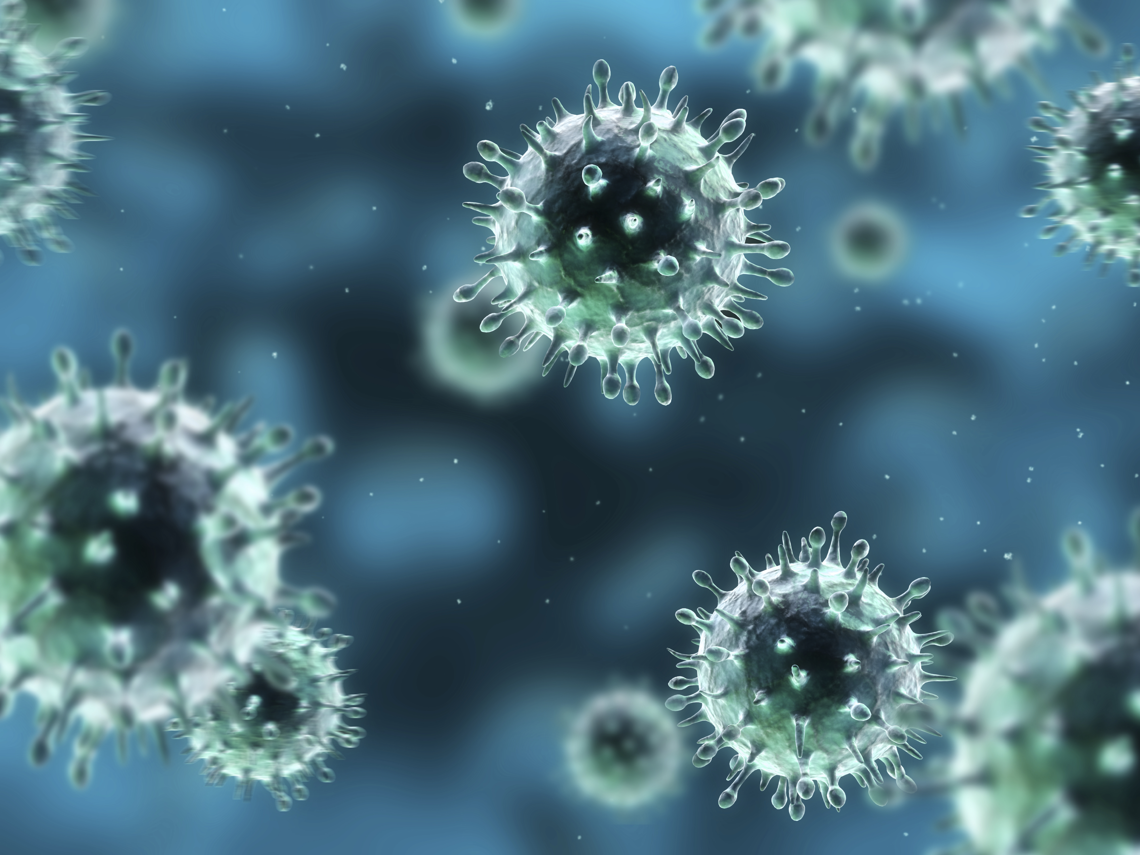 Image of infectious viruses