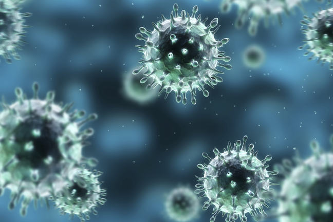 Image of infectious viruses