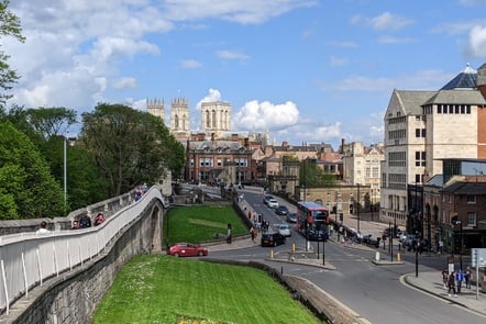 York Minster from York City Walls