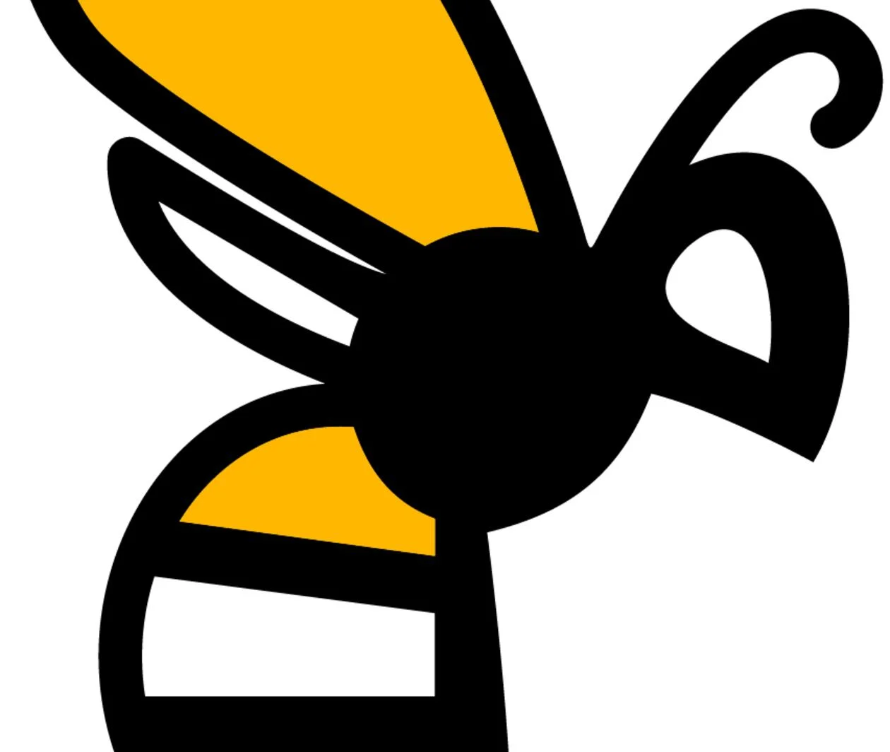 Stylised cartoon wasp