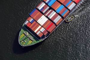 A container ship