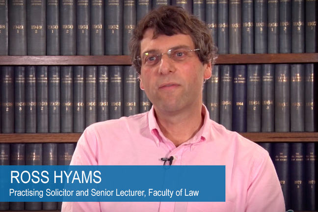 Photograph of Ross Hyams.