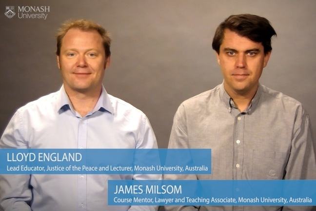 Photograph of Lloyd and James.
