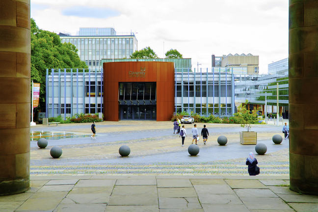 View of Coventry and Coventry University Building