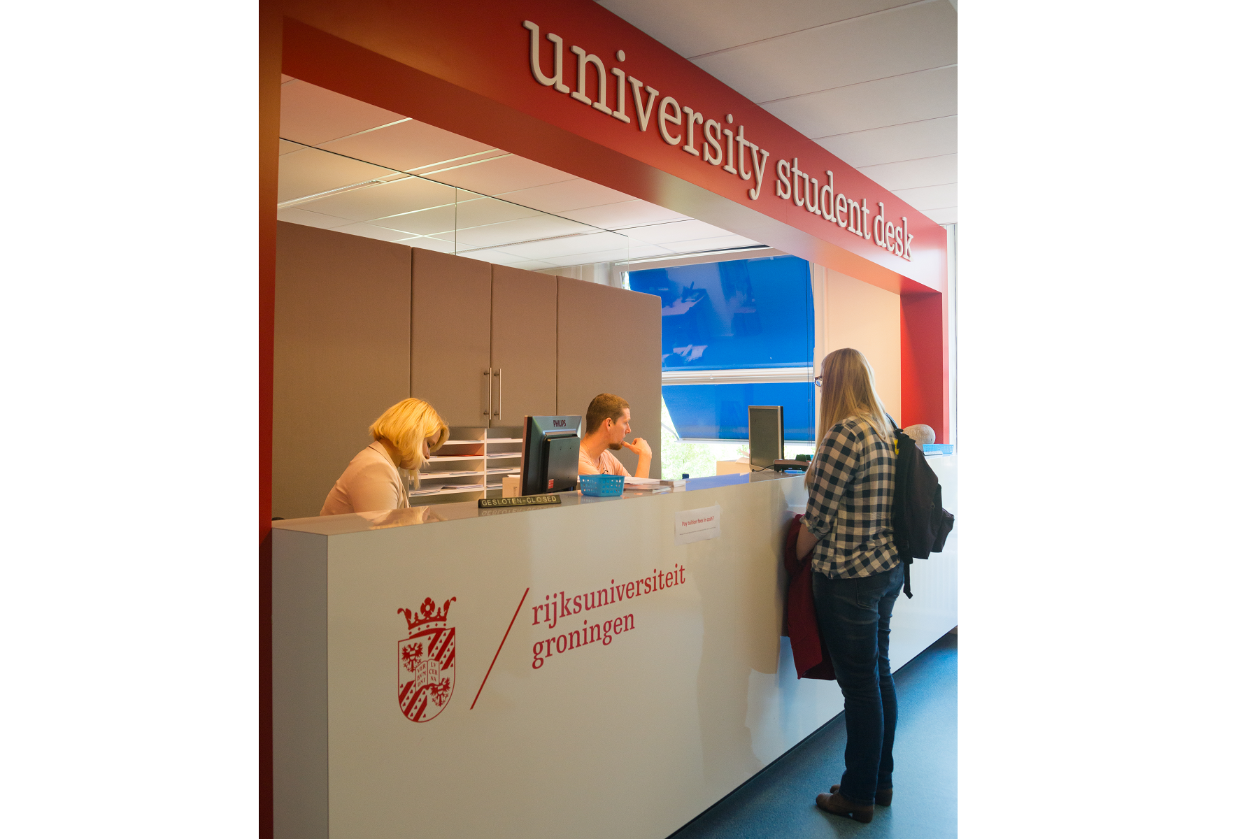 University student desk