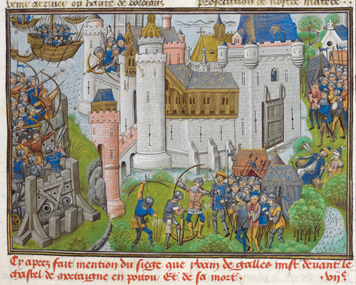 A medieval siege