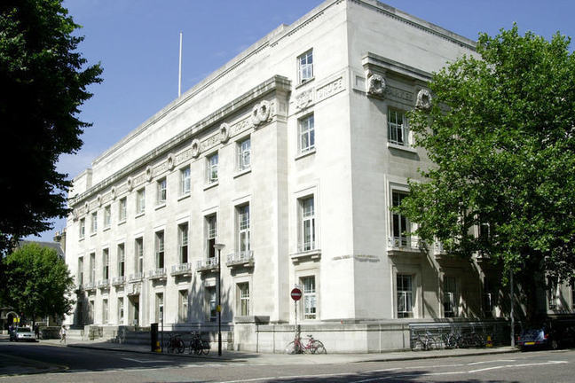The London School of Hygiene and Tropical Medicine building on Keppel Street