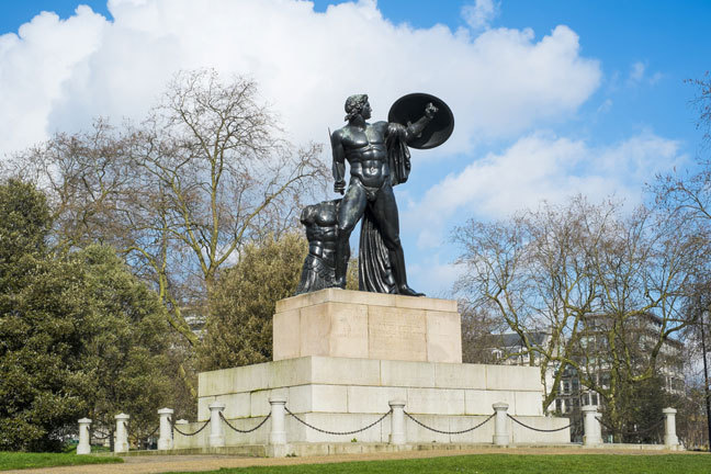 Statue of Achilles in Hyde Park