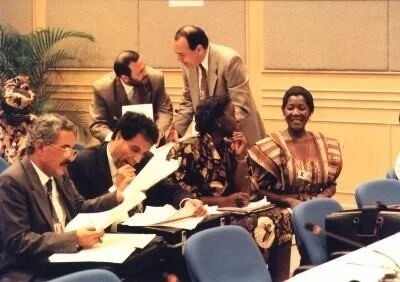 Scene at a Late Night Meeting in the Fourth Women’s Conference.