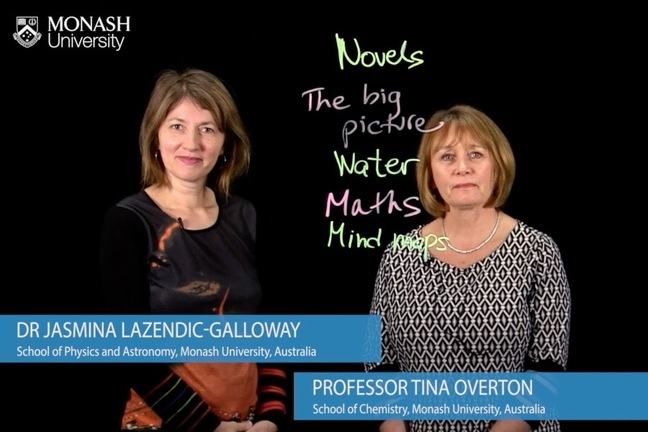 Feedback with Jasmina and Tina.