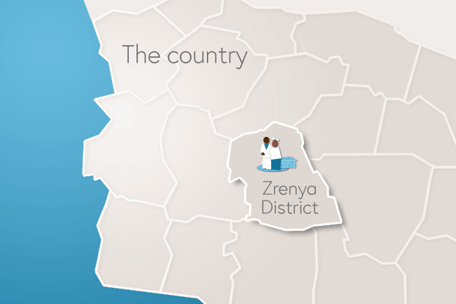 Zrenya district case study