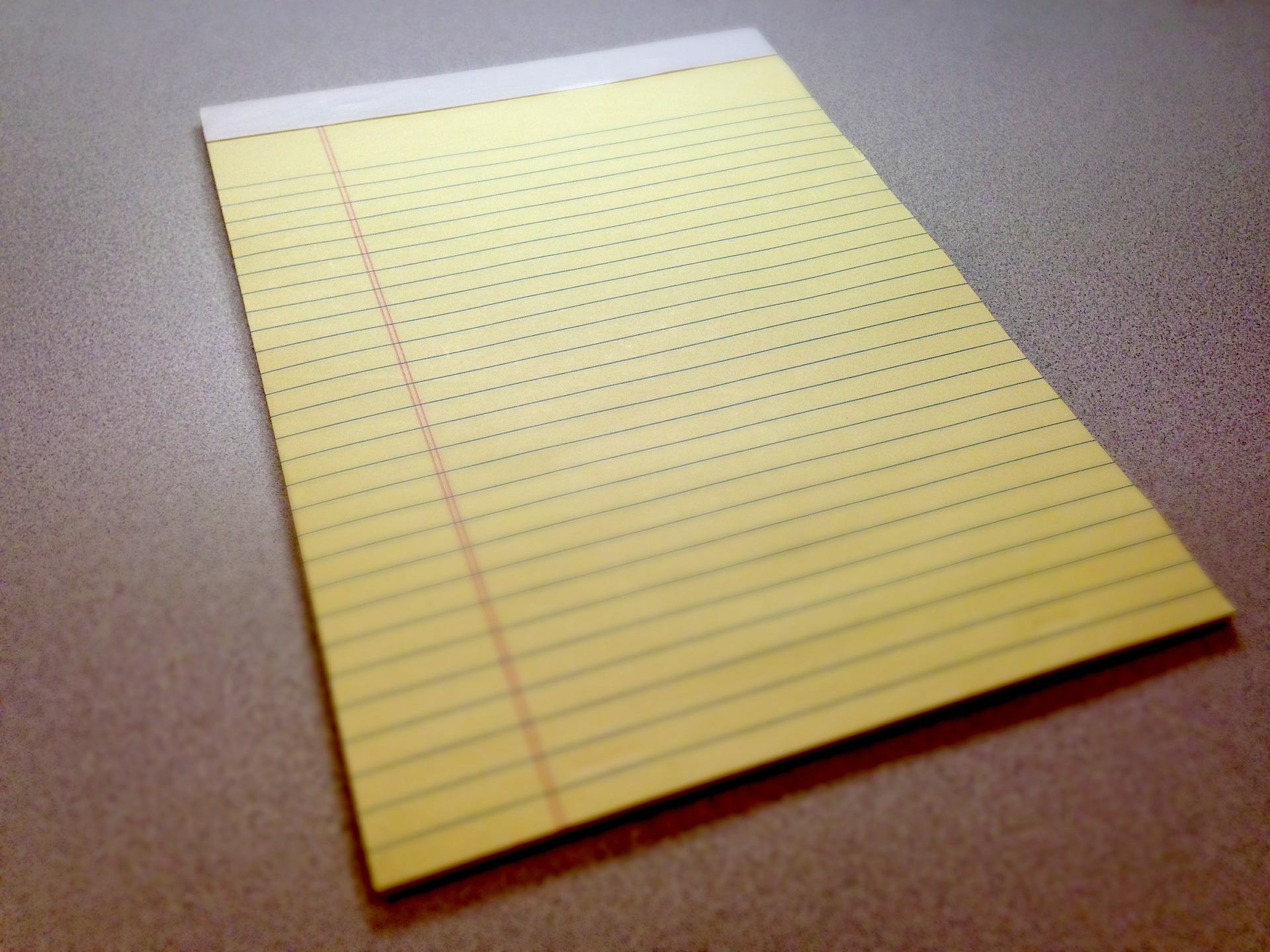 Legal notepad