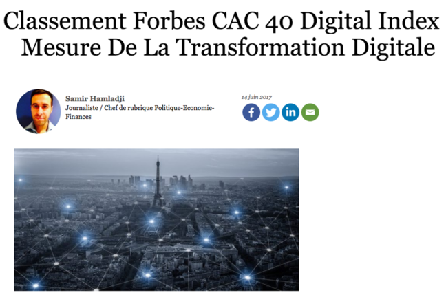 Maturité digitale selon Forbes